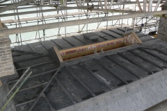 Code 8 milled lead flat roof