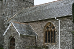 Delabole slate re-roof to church, West Anstey, South Molton 2